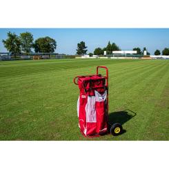 POWERCART  - der ultimative Gerätewagen - Fußball rot/weiß 