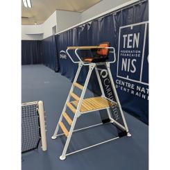 Schiedsrichterstuhl Aluminium & Holz - Turnier 