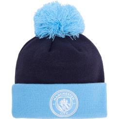 Manchester City Ess Pom Pom Beanie