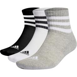 3-Streifen Cushioned Sportswear Mid-Cut Socken 3er-Pack 