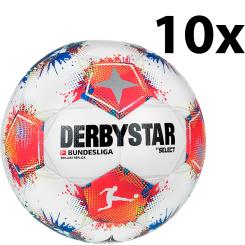 10x Bundesliga Brillant Replica v25 Ball im Bundle 