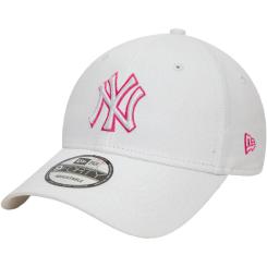 New York Yankees Team Outline 9FORTY Verstellbare Cap 