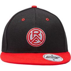 Rotzige Cap "Snapback" schwarz-rot 