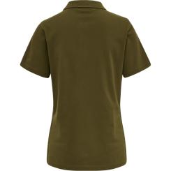 Red Stretch Polo Damen 