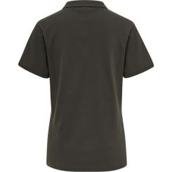 Red Stretch Polo Damen 