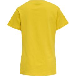 red Basic T-Shirt Kurzarm Damen 