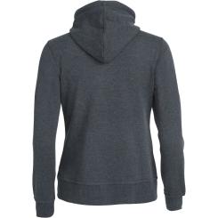 Basic Hoodie Zip Jacke Damen