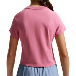 Sportswear T-Shirt Kurzarm Slim Modal Crop Kinder