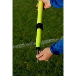 Höhenverstellbare Slalomstangen - 5er Set - mit Erdspieße 