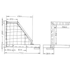 Wasserballtor Profi freischwimmend (1Paar) 