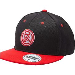 Rotzige Cap "Snapback" schwarz-rot 
