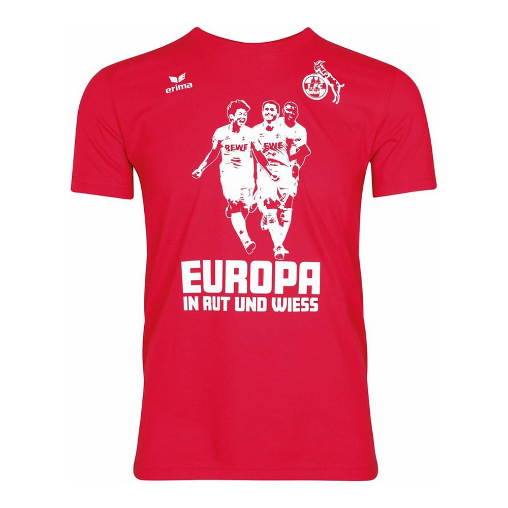 Teamsport Philipp | Erima 1. FC Köln Europa T-Shirt Kinder 164 250722_Child  | günstig online kaufen