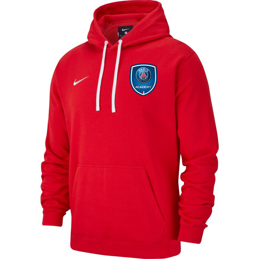 red nike hoodie academy