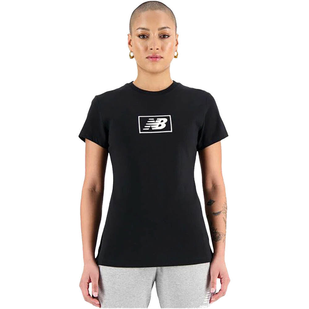 Teamsport Philipp | New Balance Essentials Cotton Shirt Damen WT33515/BK |  günstig online kaufen