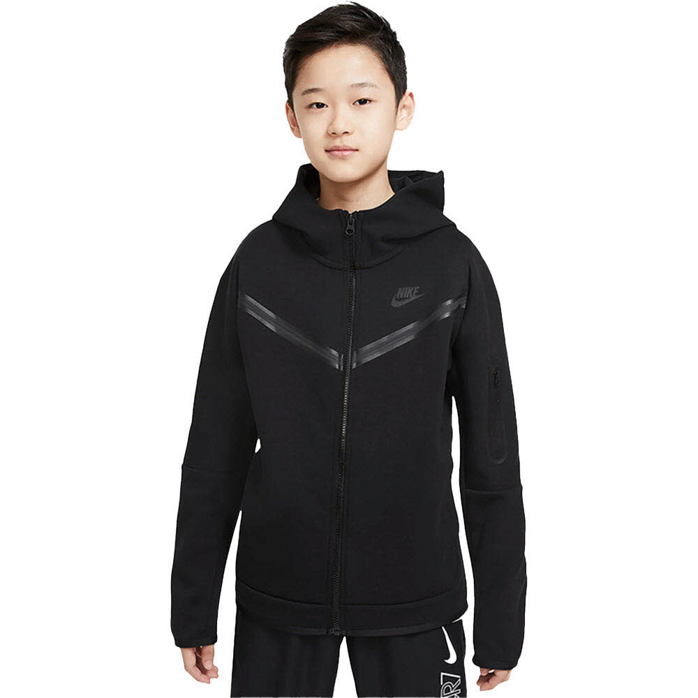 Teamsport Philipp | Nike Tech Fleece Full-Zip Hoodie Kinder 128 CU9223/010  | günstig online kaufen