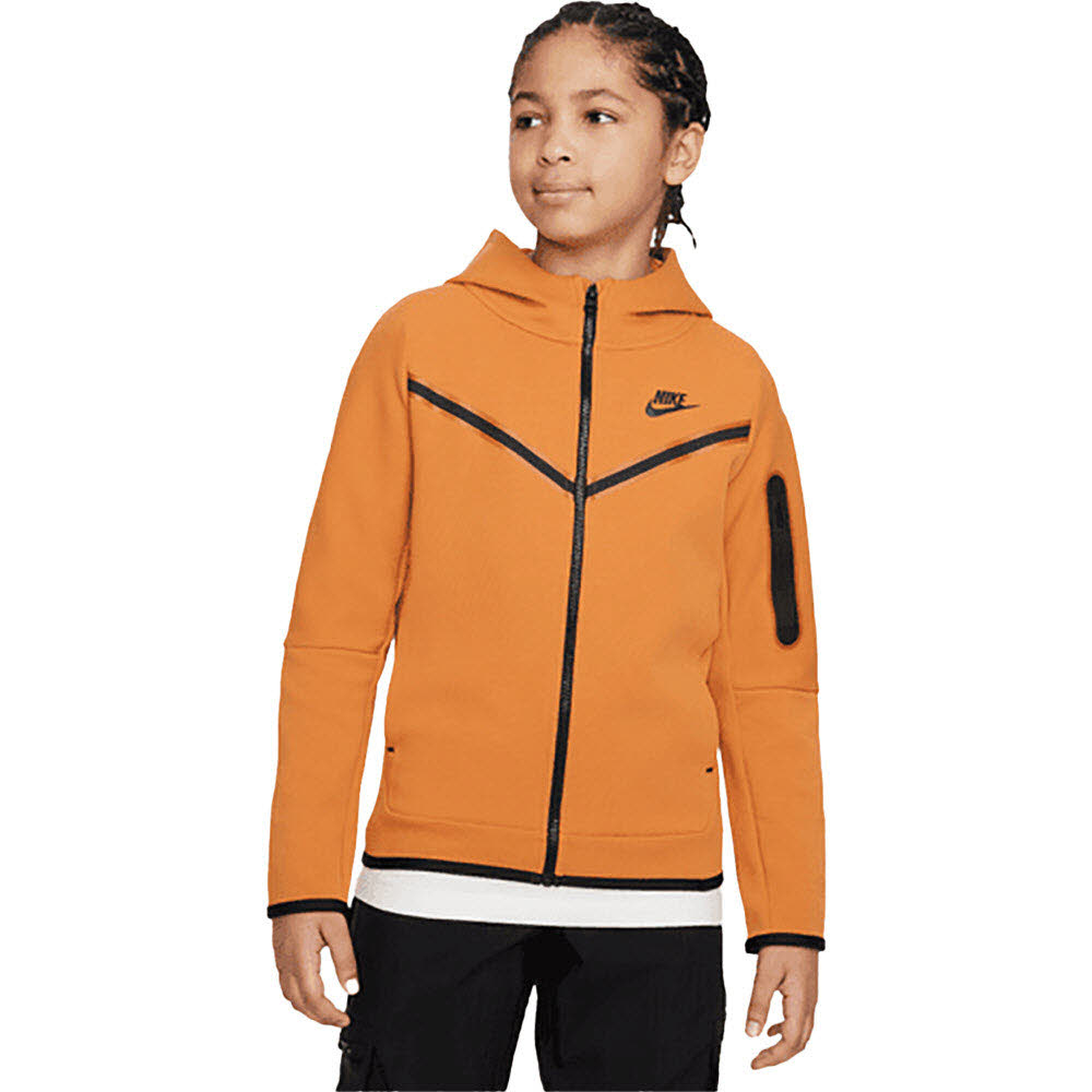 Teamsport Philipp | Nike Tech Fleece Full-Zip Hoodie Kinder 128 CU9223/815  | günstig online kaufen